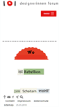 Mobile Screenshot of news.designerinnen-forum.org