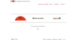 Desktop Screenshot of designerinnen-forum.org